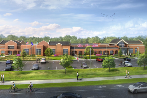 Rendering of the new Lorton Police Station and Fairfax County Animal Shelter - Lorton Campus