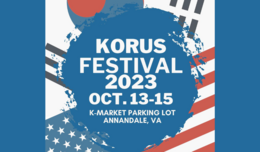 KORUS Festival. Oct. 13-15. K Market parking lot, Annandale
