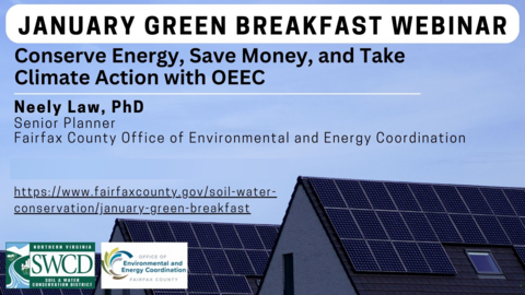 january green breakfast webinar with house with solar panels 