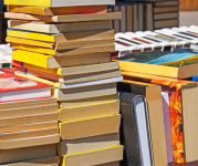 Image of a stack of books