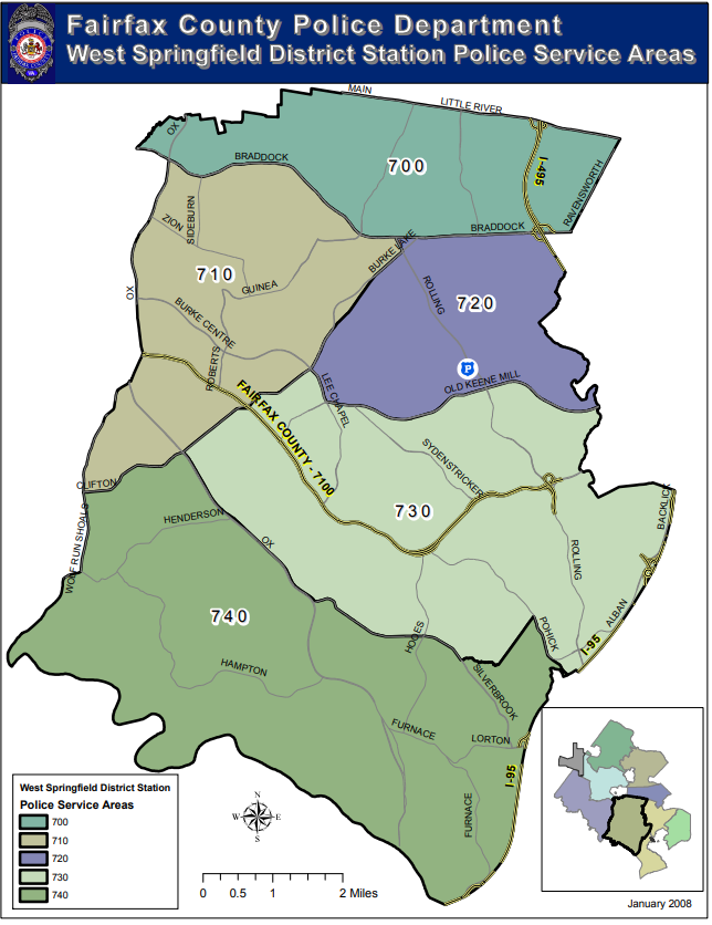 West Springfield District Station Map