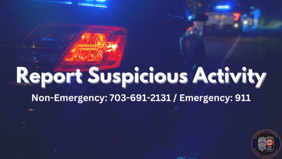 Report Suspicious Activity