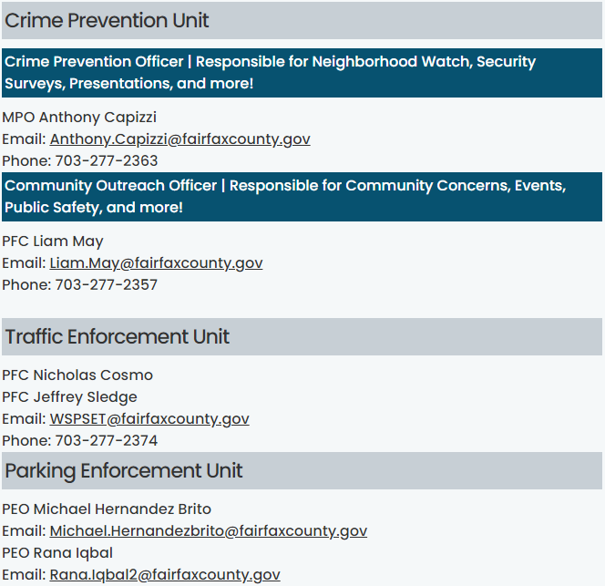 West Springfield District Resources