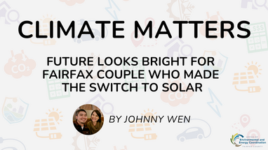 climate matters graphic with headshot of johnny and joanna