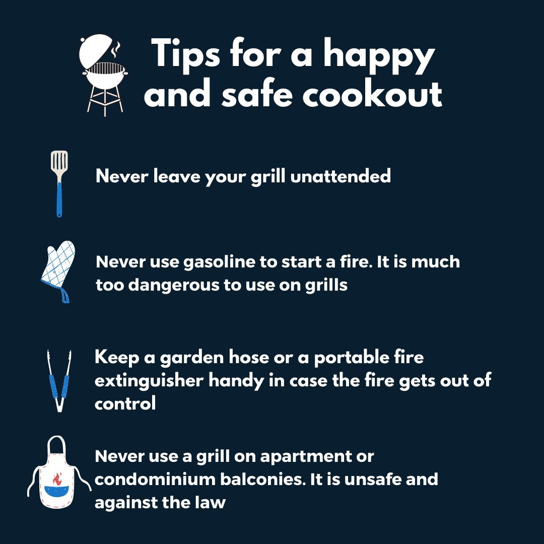 Safety Tips for Cooking Out
