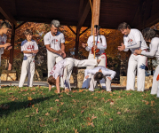 Image of a group practicing Capoeira 