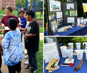 Image collage of the different featured of the Wonder Wagon