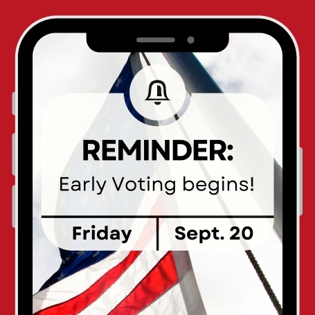 Early Voting reminder