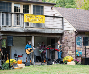 Image of band playing at a previous Parktoberfest