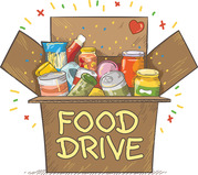 holiday food drive graphic