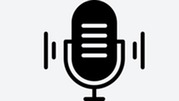black image of microphone 