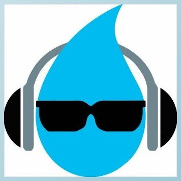 enviropod logo (water drop with sunglasses)
