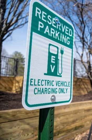 ev charging sign