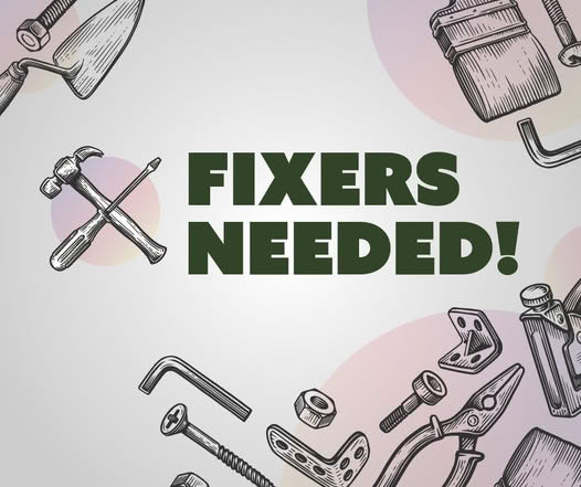 fix it clinic call for fixers
