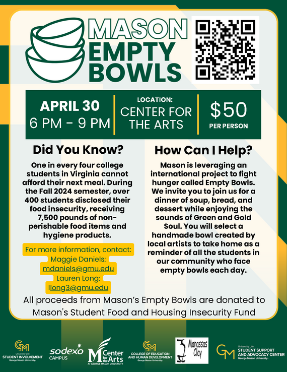 GMU Empty Bowls Event
