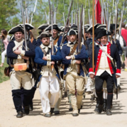 Revolutionary War Reenactment Soldiers