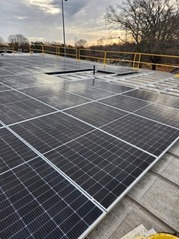 photo of a rooft top solar array