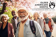older adults smiling