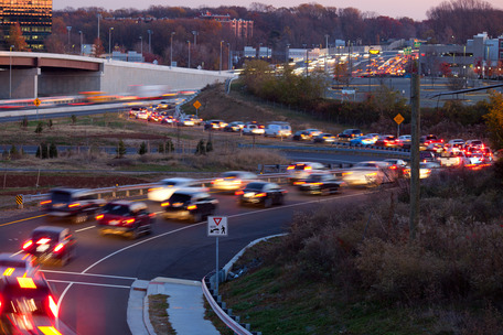 slow traffic near tyson's corner