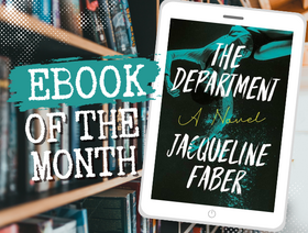 Ereader with book cover of "The Department" by Jaqueline Faber