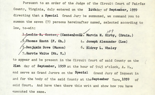 grand jury order
