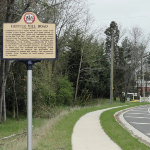 Hunter Mill Road History Commission Marker