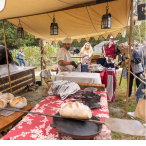 Baker's Tent at Mount Vernon Event