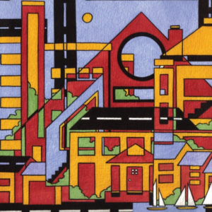 Graphic Pop Art of Homes