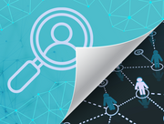 people icons and network graphic