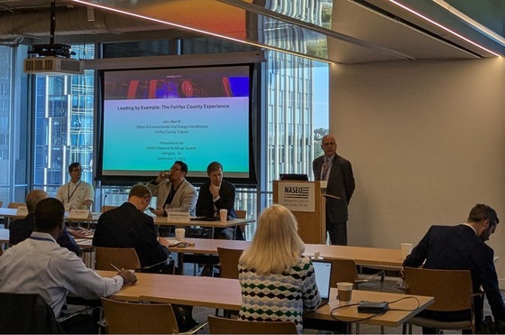 photo of presenters at a conference