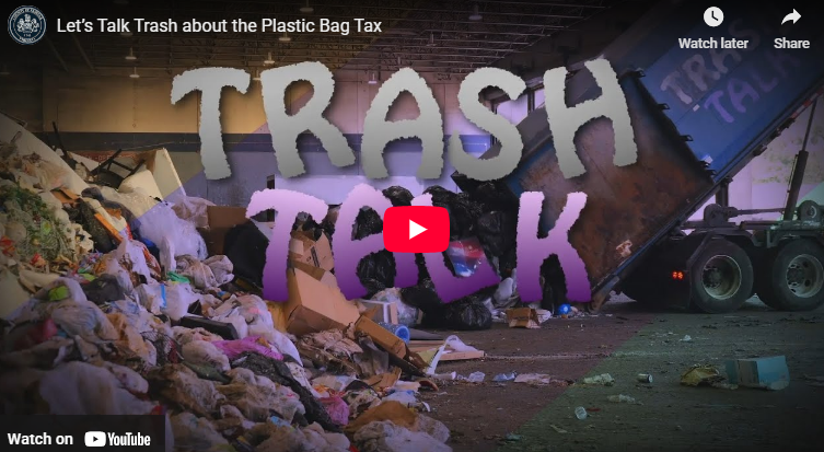 screenshot of opening slide of trash talk video
