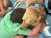 child hugging Rylynn