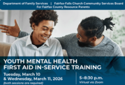 teen and man on Youth mental health first aid ad