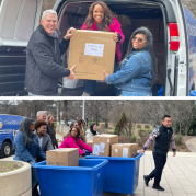 coats donated from coat drive