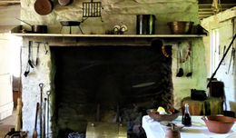 The Sully Historic Site kitchen. 