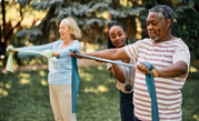 older adults exercising