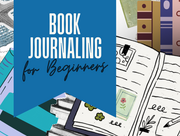 Book Journaling For Beginners with collage graphic of illustrated books