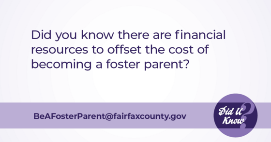 Did You Know, there are financial resources to help offset the cost of becoming a foster parent?