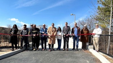 photo of group ribbon cutting