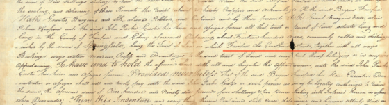 Figure 2 - Fairfax Courthouse mention in Guardian account