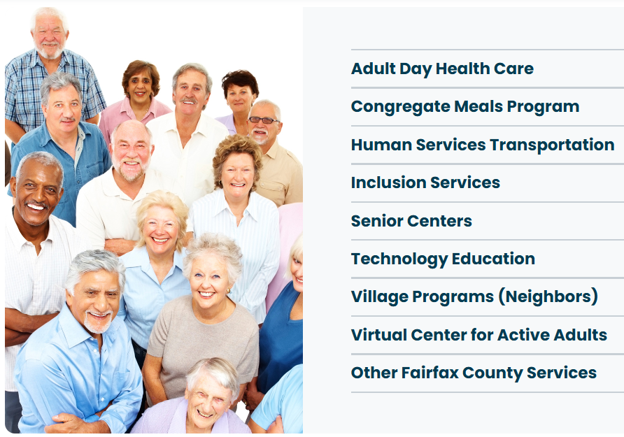 Programs and Services for Older Adults.