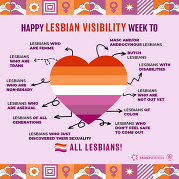 lesbian visibility graphic 