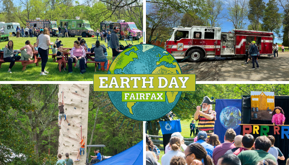 Image collage from a previous Earth Day Fairfax.