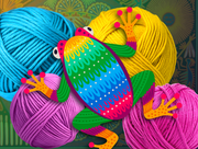 Colorful Threads: Yarn Painting for Kids