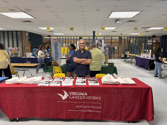 DFS staff at resource fair