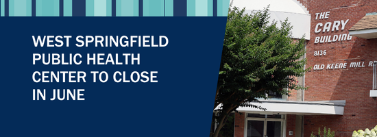 West Springfield Public Health Center to close in June