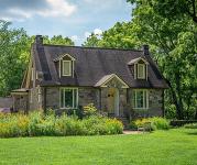 Historic home at Ellanor C. Lawrence Park.