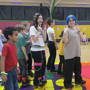 group of teens on skates