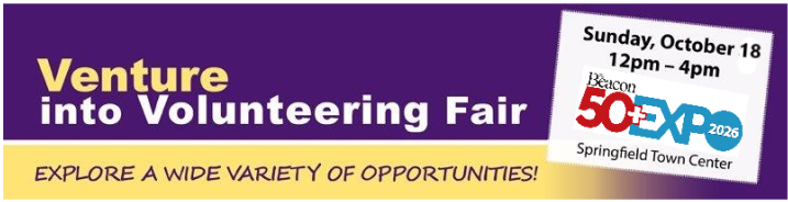 Venture into Volunteering header
