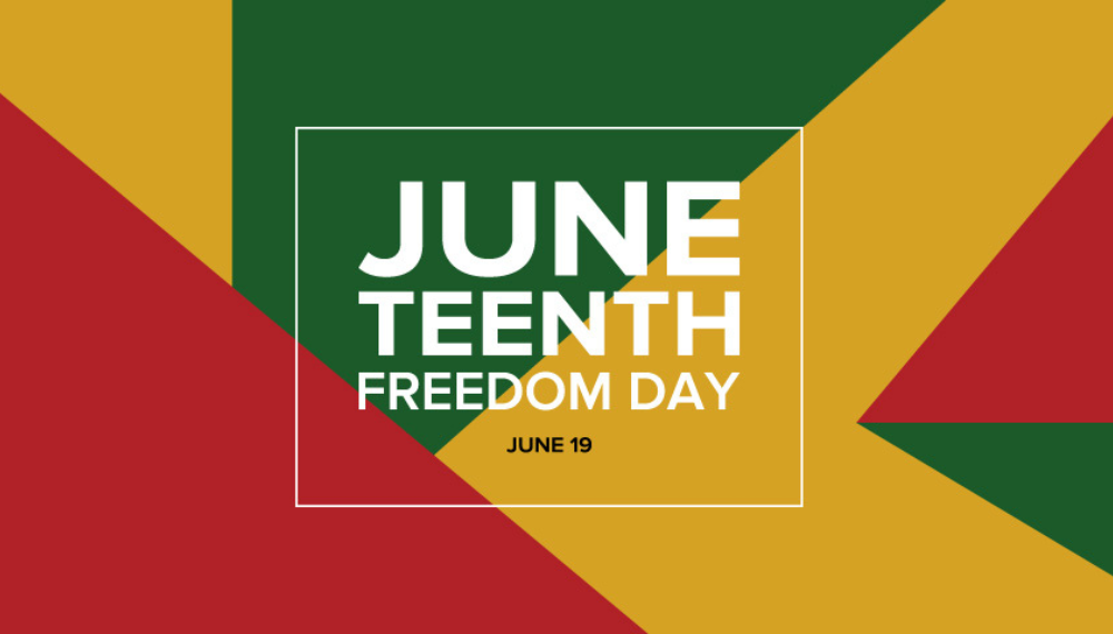 Juneteenth Freedom Day June 19.